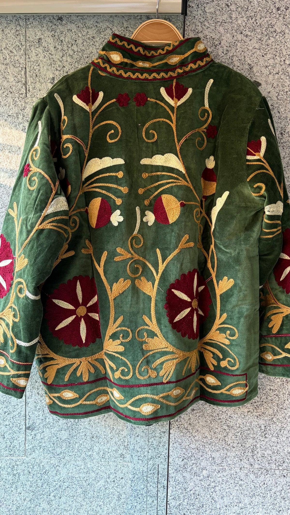 Chaqueta suzani terciopelo