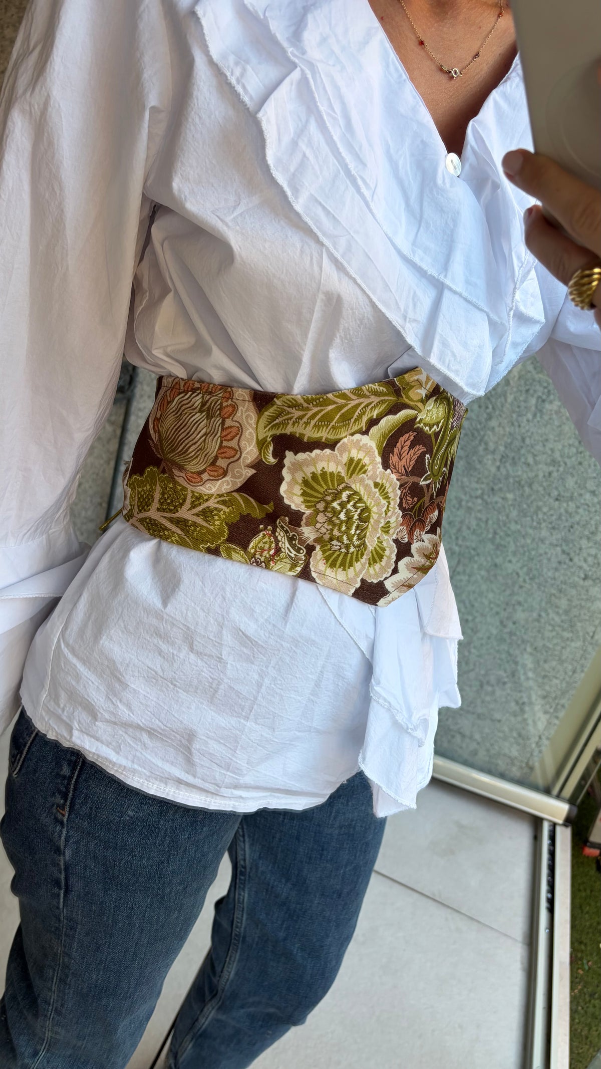 Fajín estampado