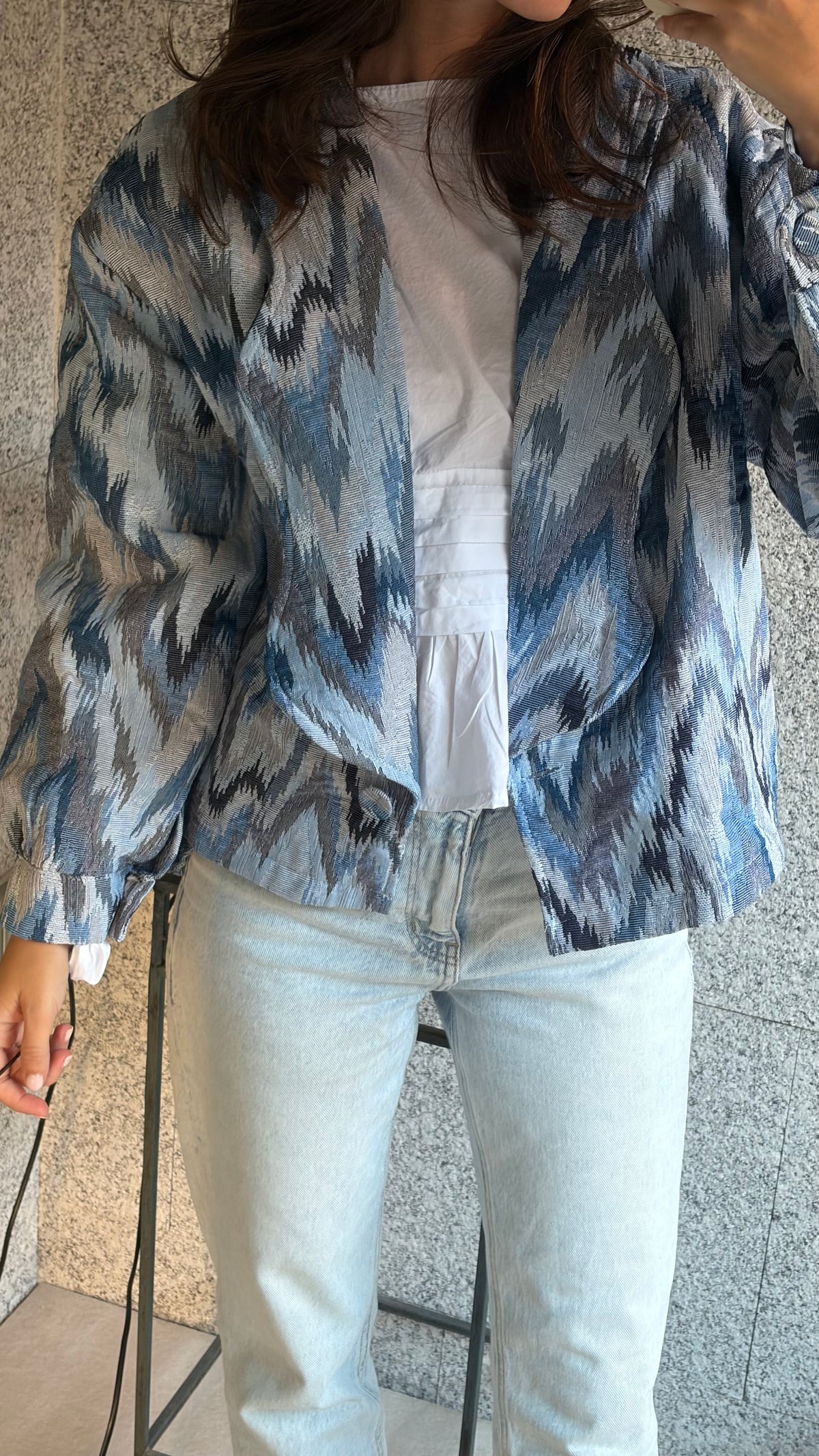 Chaqueta Jacquard