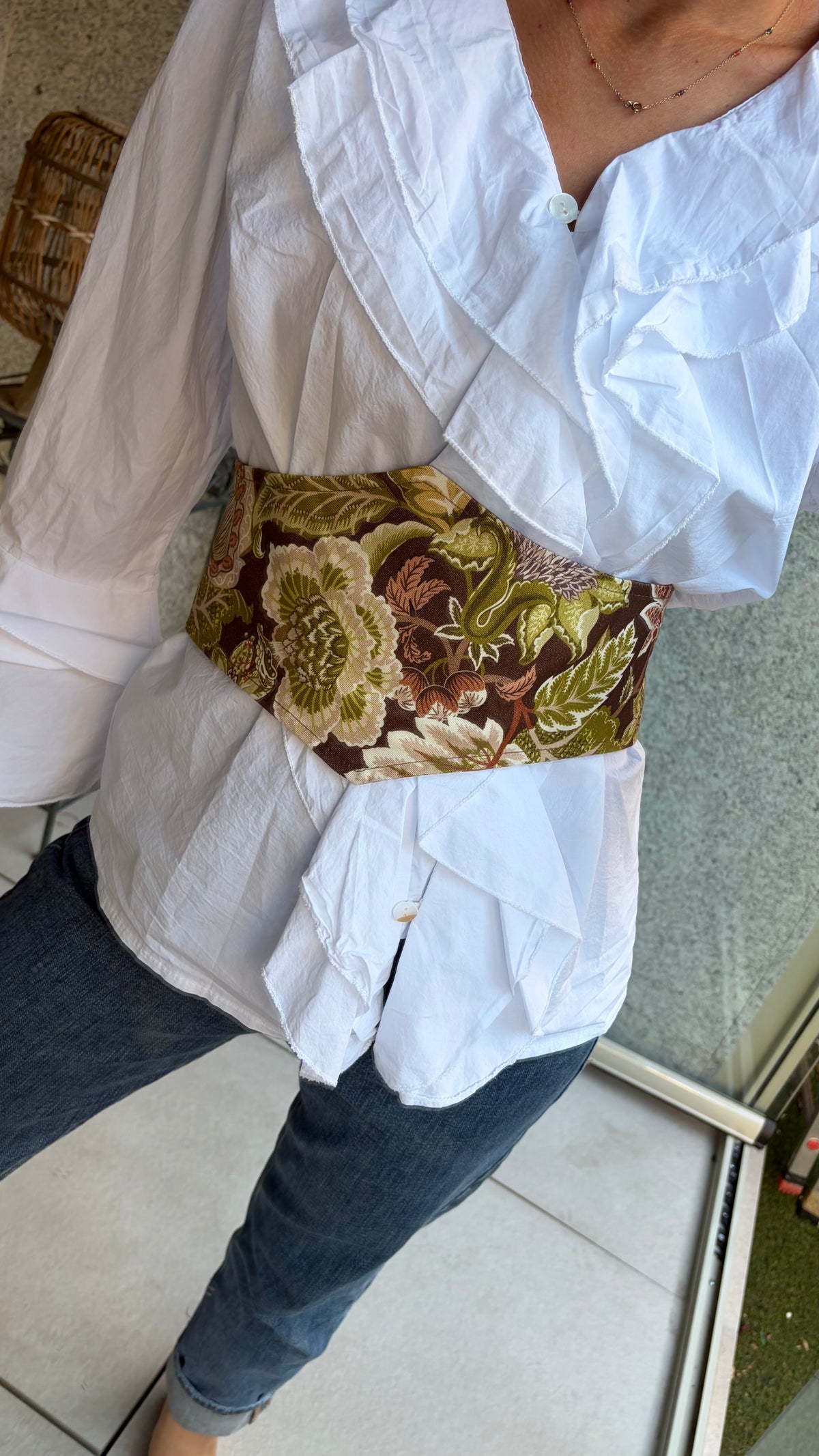 Fajín estampado