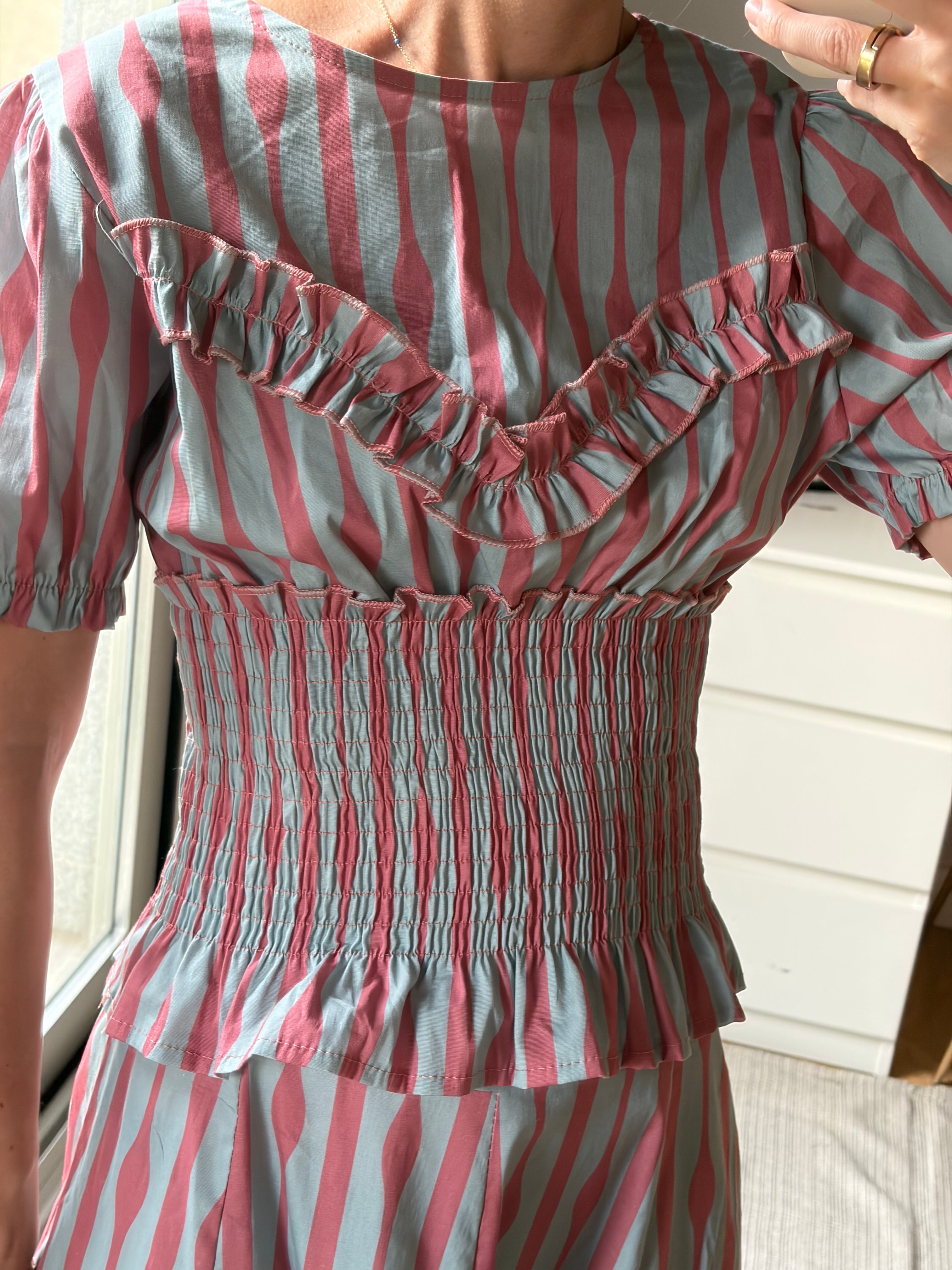 Conjunto Carmela rosa