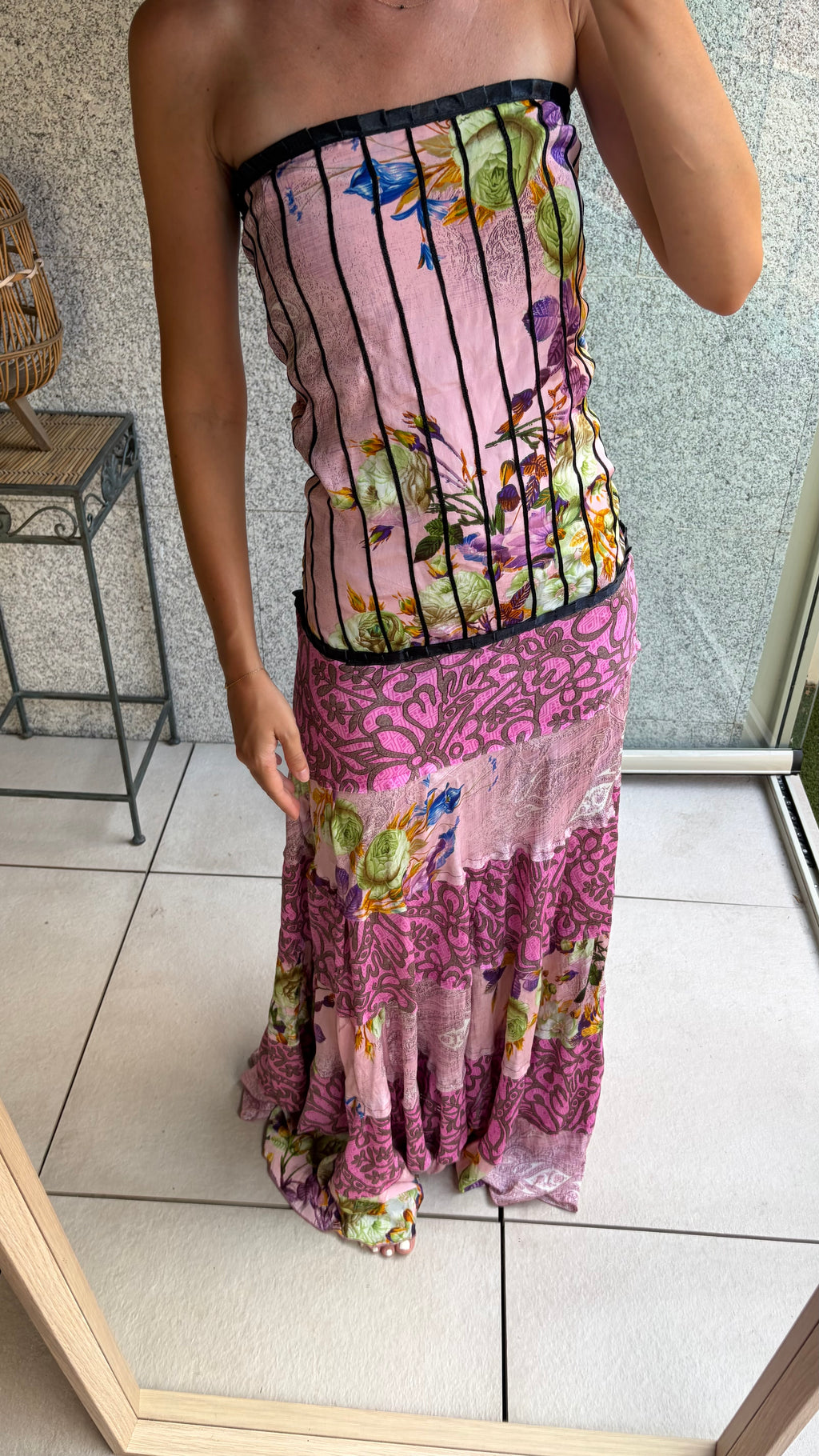 Vestido Jaipur rosa