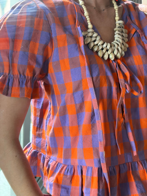 Blusa cuadros