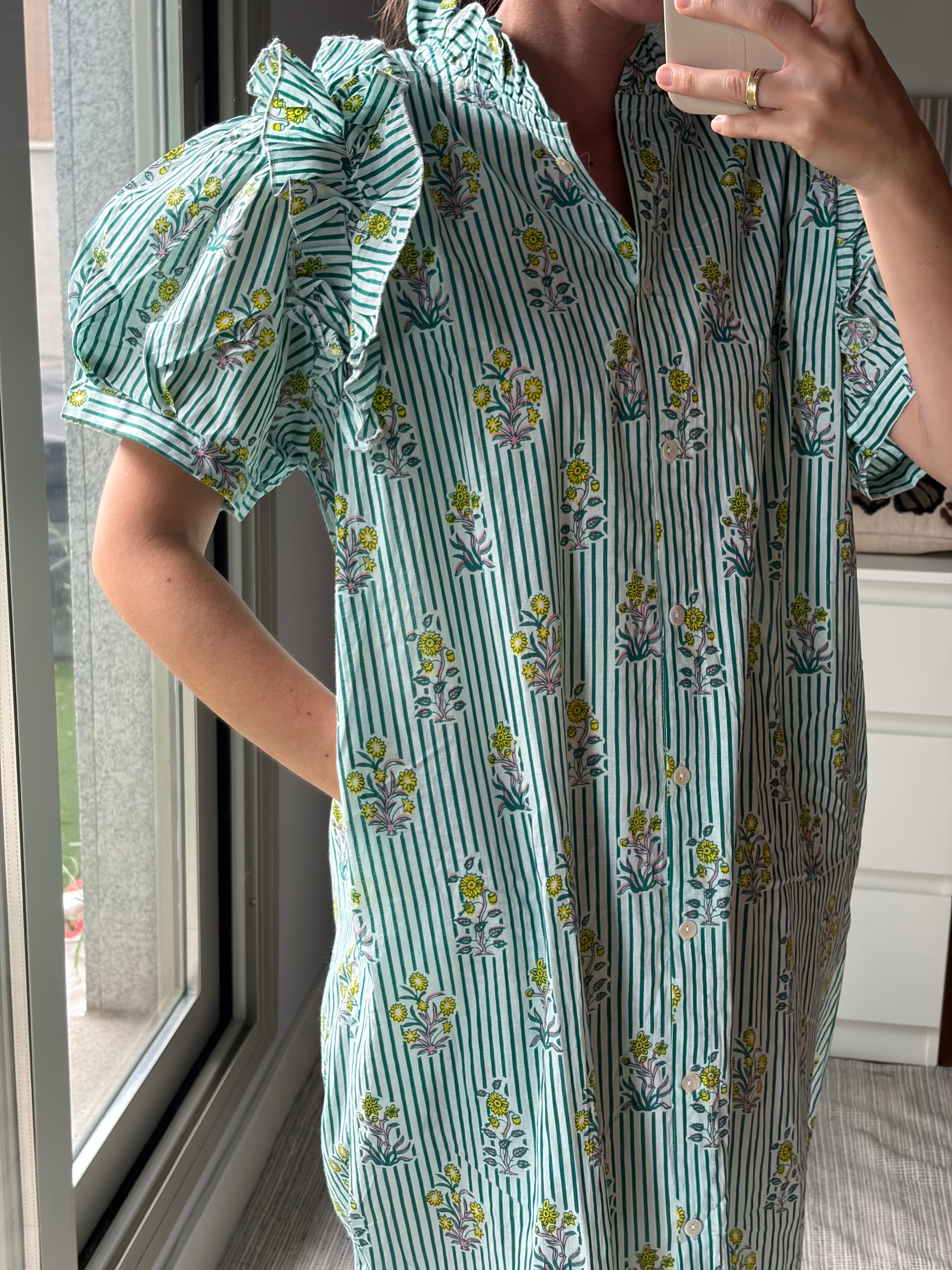 Vestido Cerdeña verde