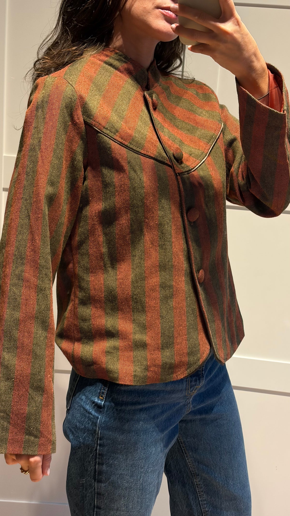 Chaqueta City naranja