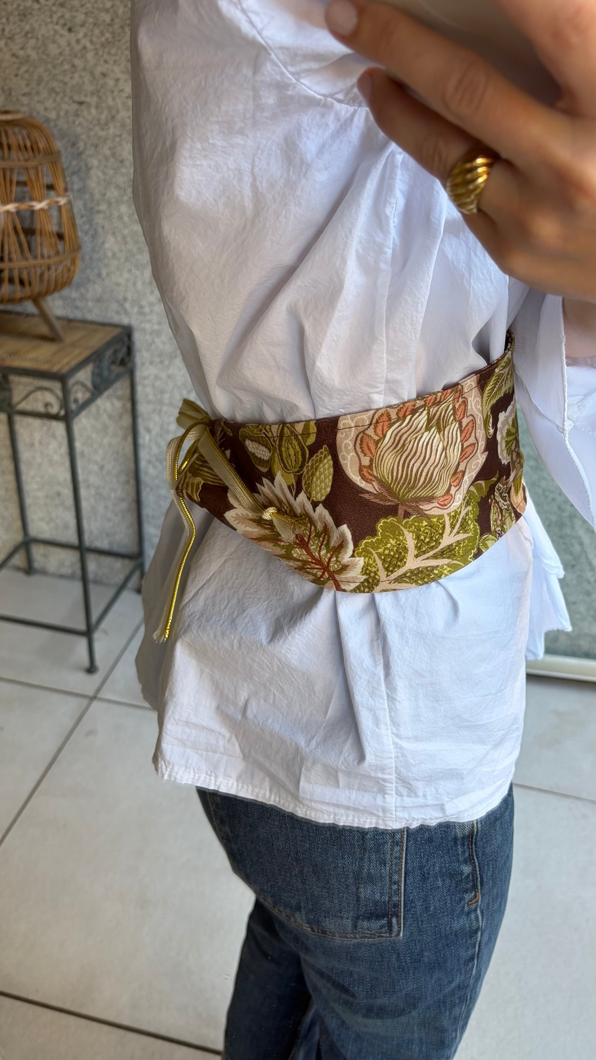 Fajín estampado