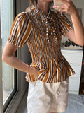 Blusa Mediterráneo mostaza
