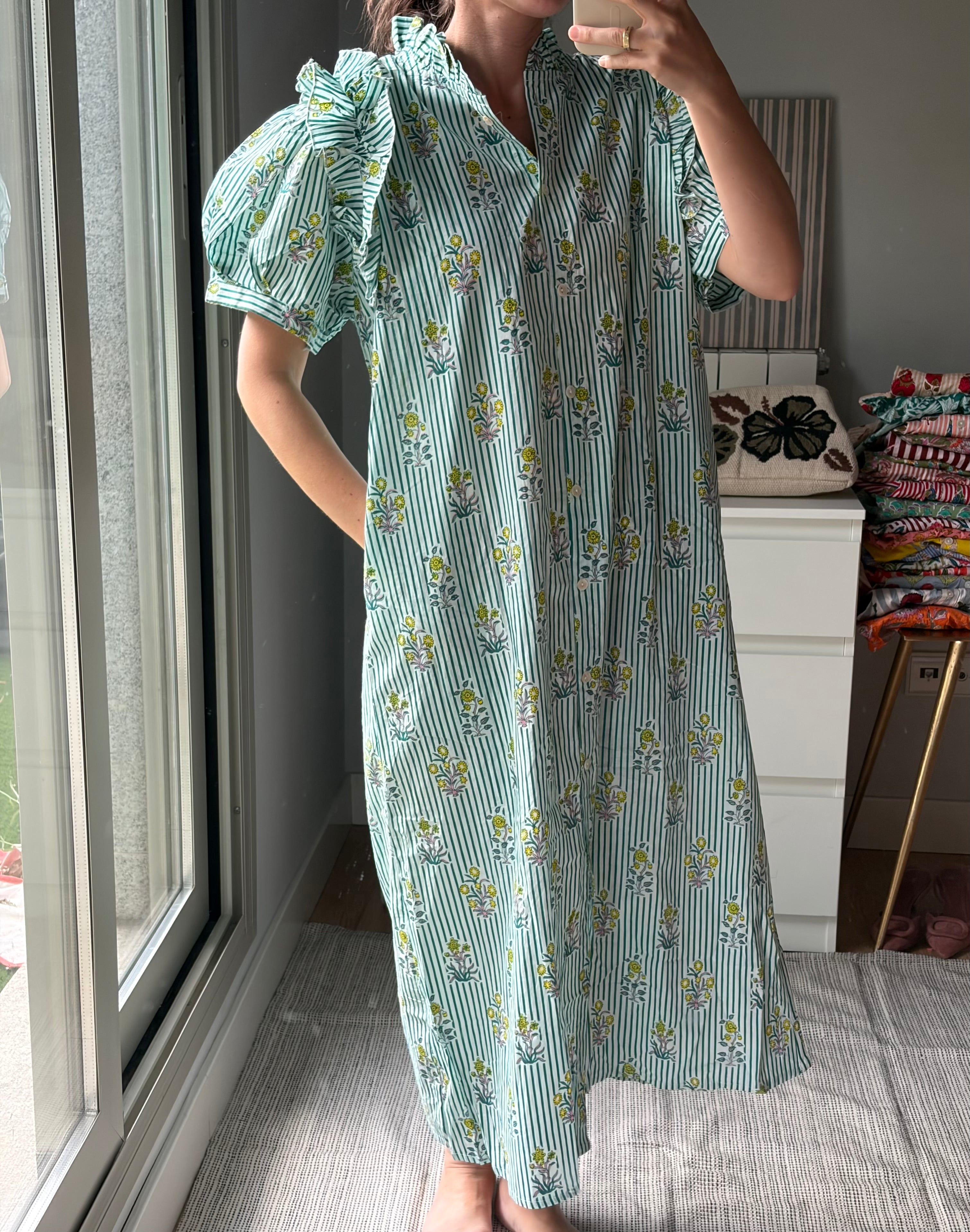 Vestido Cerdeña verde