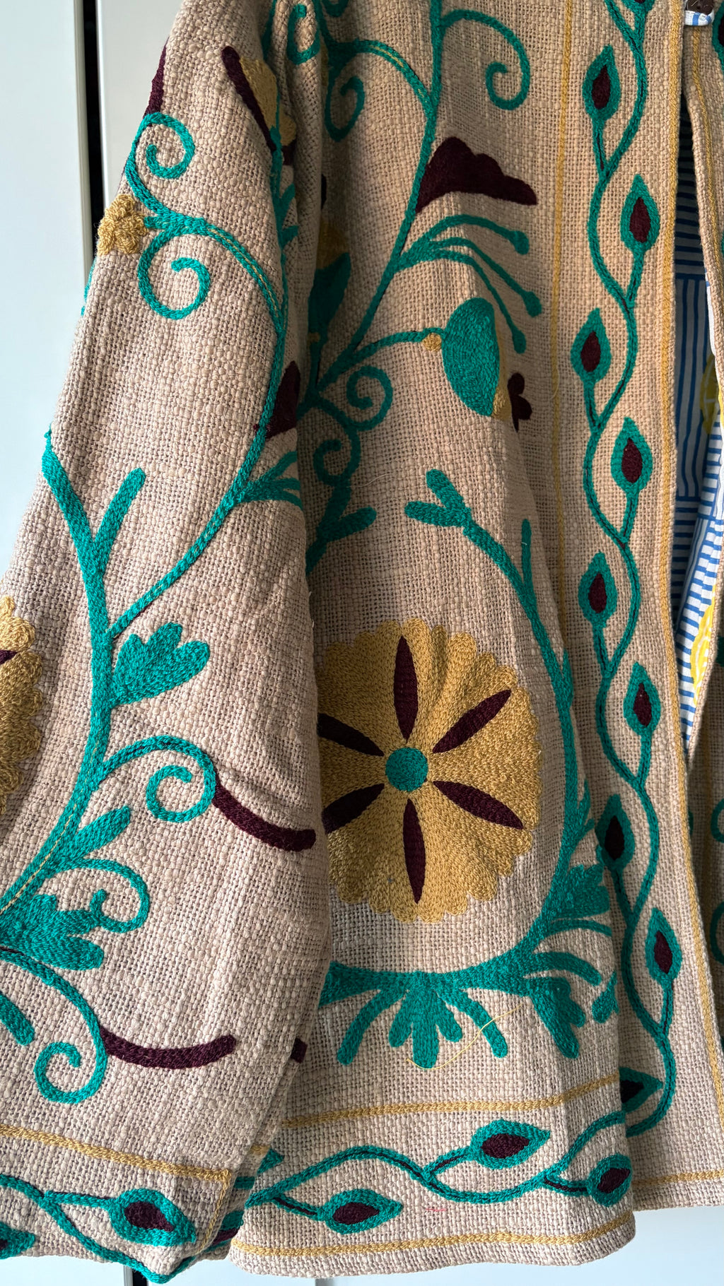 Chaqueta suzani algodón