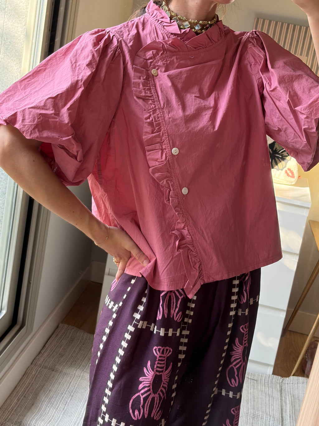 Blusa Marieta rosa