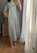 Vestido Cerdeña turquesa