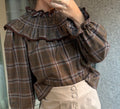 Blusa Victoriana cuadros