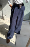 Pantalón terciopelo wide leg