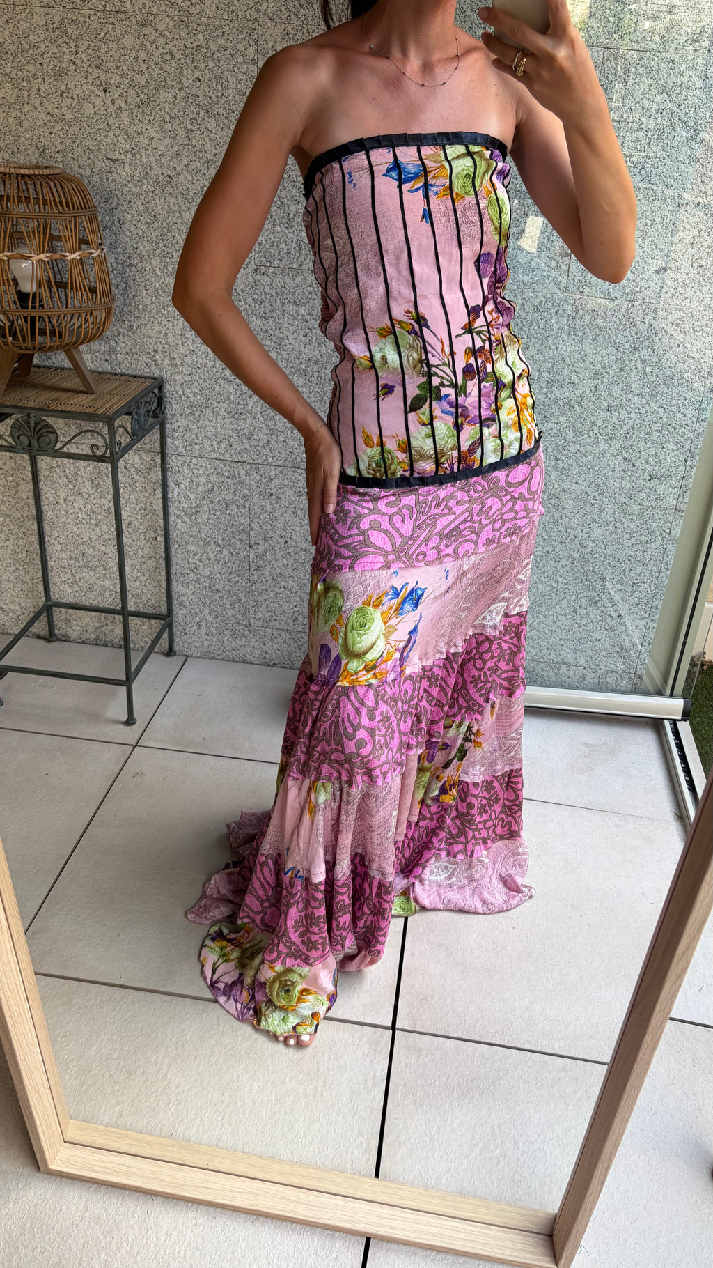 Vestido Jaipur rosa