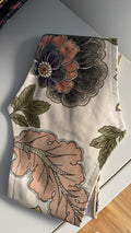 Fajín estampado crema